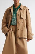 Golden Goose Crystal Embellished Oversize Trench Jacket