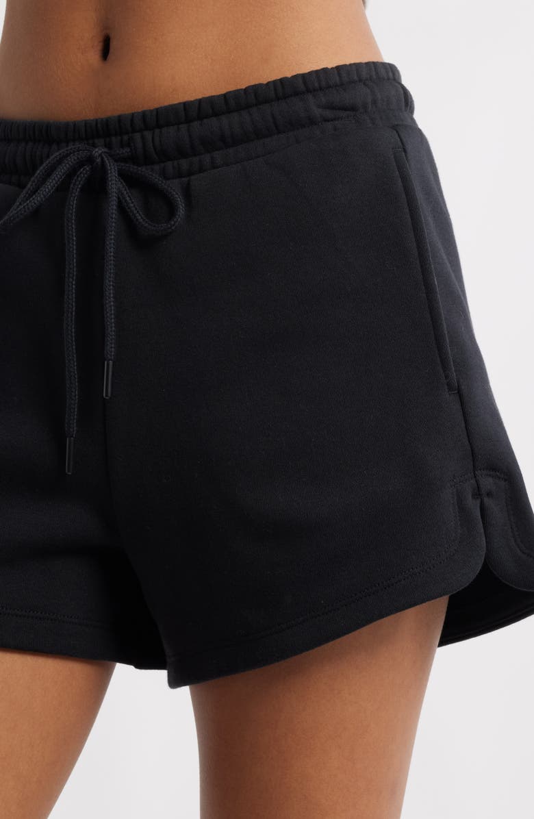 BP. Mini Sweat Shorts, Alternate, color, Black Jet