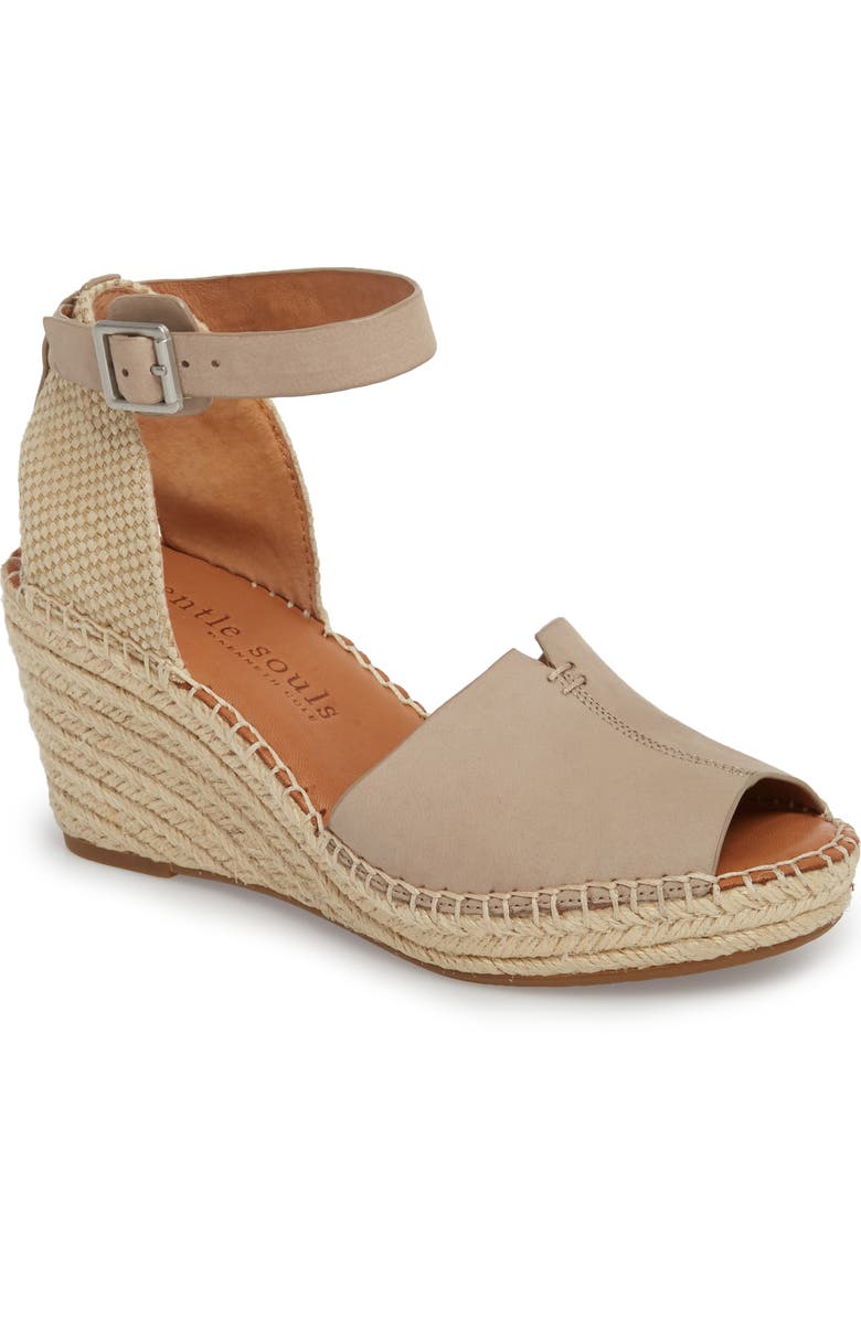 Gentle Souls by Kenneth Cole Charli Espadrille Wedge, Main, color,