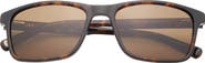 Ted Baker London 57mm Full Rim Rectangle Polaized Sunglasses