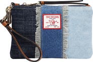 True Religion Frayed Panel Denim Pouch