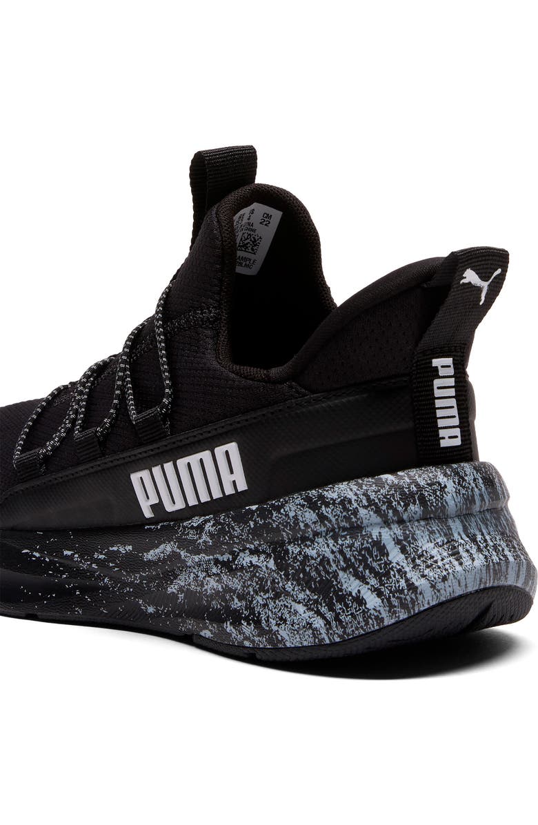 PUMA Kids' SOFTRIDE One4All 2.0 Blizzrizz Running Sneaker, Alternate, color, Puma Black/ Puma White