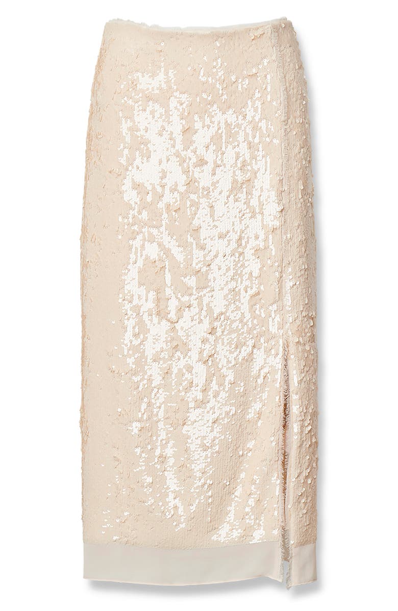 rag & bone Kali Sequin Midi Skirt, Alternate, color, Soft Pink
