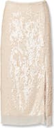 rag & bone Kali Sequin Midi Skirt