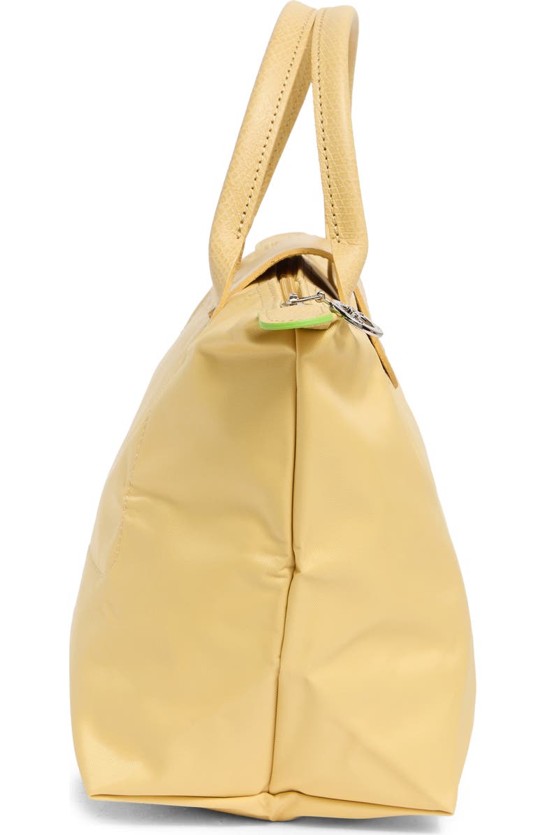 Longchamp Small Le Pliage Green Recycled Canvas Top Handle Bag, Alternate, color,