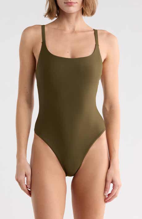 Low Back Tank One-Piece Swimsuit