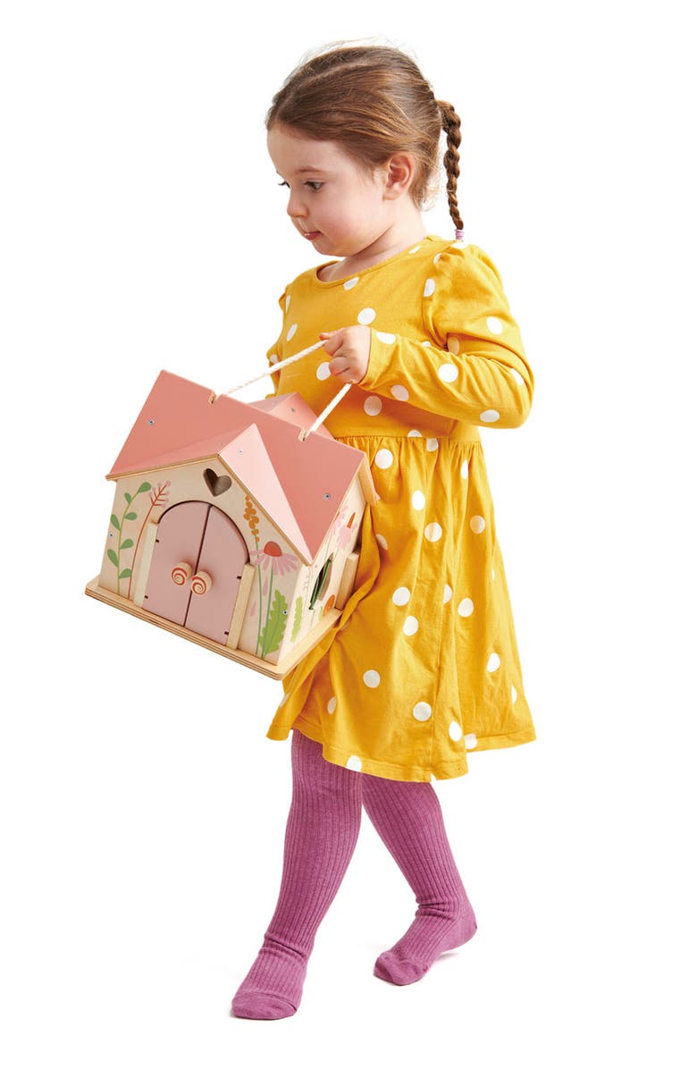 Tender Leaf Toys Rosewood Cottage Wooden Dollhouse Set, Alternate, color, Multi