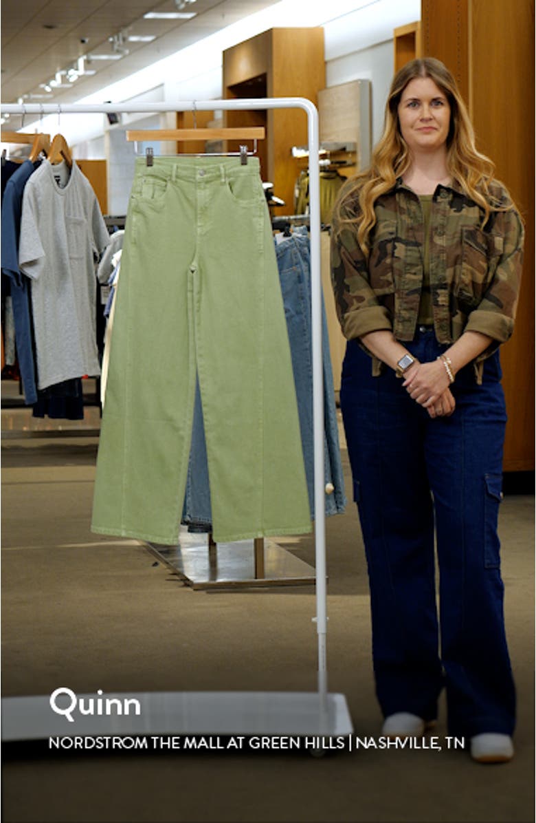 Kids' Twisted Seam Wide Leg Jeans, sales video thumbnail