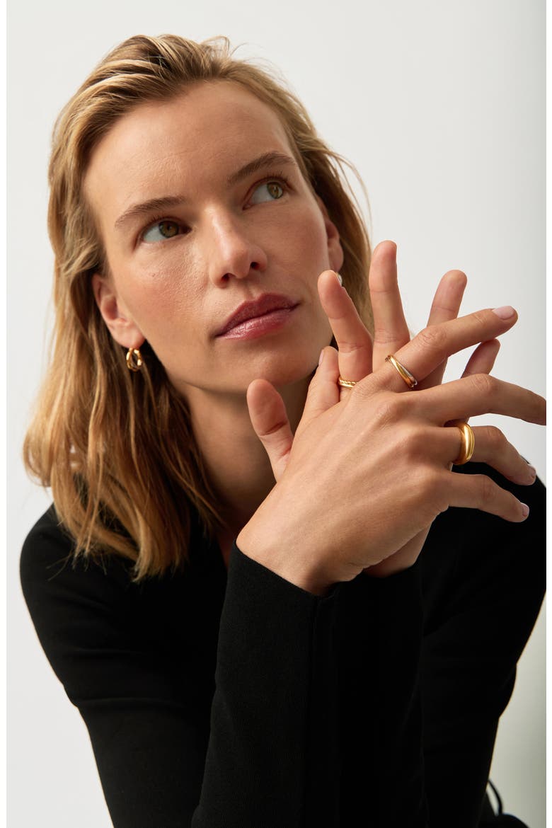 x Lucy Williams Entwine Ring, Alternate, color, MIXED SILVER/GOLD