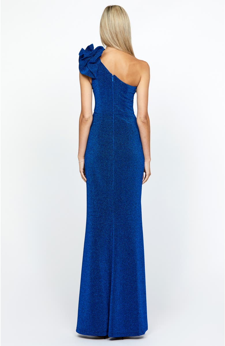 Bariano Kristi One Shoulder Gown, Alternate, color, 