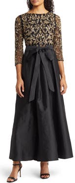 Pisarro Nights Sequin Bodice Gown
