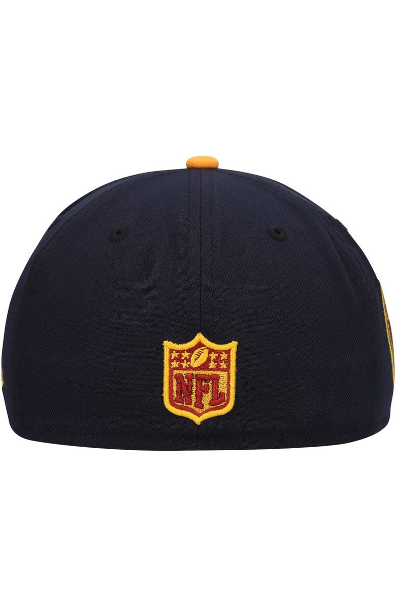 New Era Men's New Era Navy/Gold Seattle Seahawks 40th Season 59FIFTY Fitted Hat, Alternate, color,