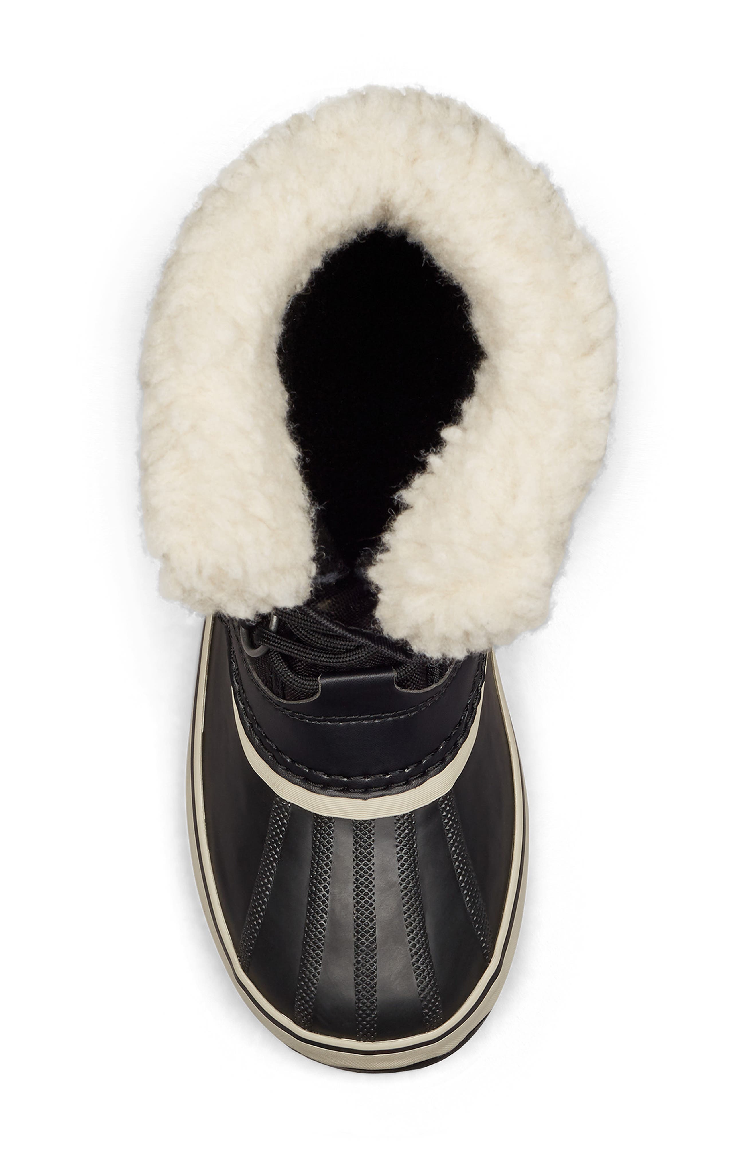 SOREL Winter Carnival Waterproof Boot, Alternate, color, Black/ Stone