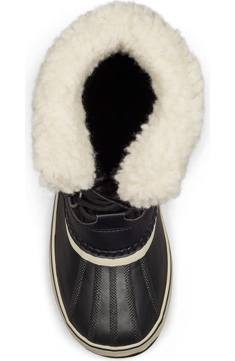 SOREL Winter Carnival Waterproof Boot, Alternate, color, Black/ Stone