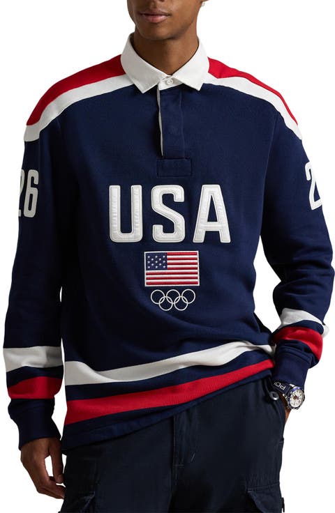Team USA Fleece Rugby Shirt