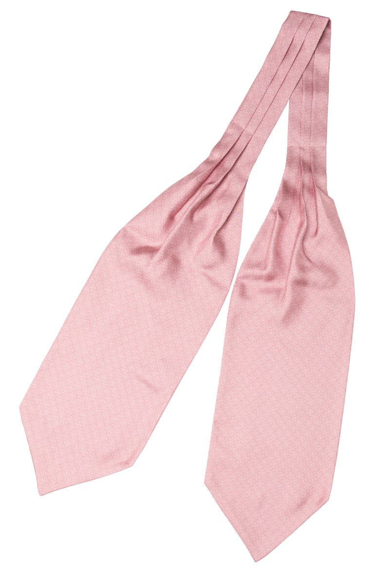 Sanremo - Silk Ascot Cravat Tie for Men, Alternate, color, Pink