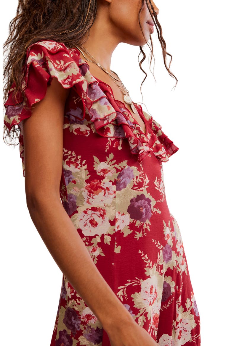 Intimately FP Forsythia Maxi Dress, Alternate, color, RICHEST RED COMBO