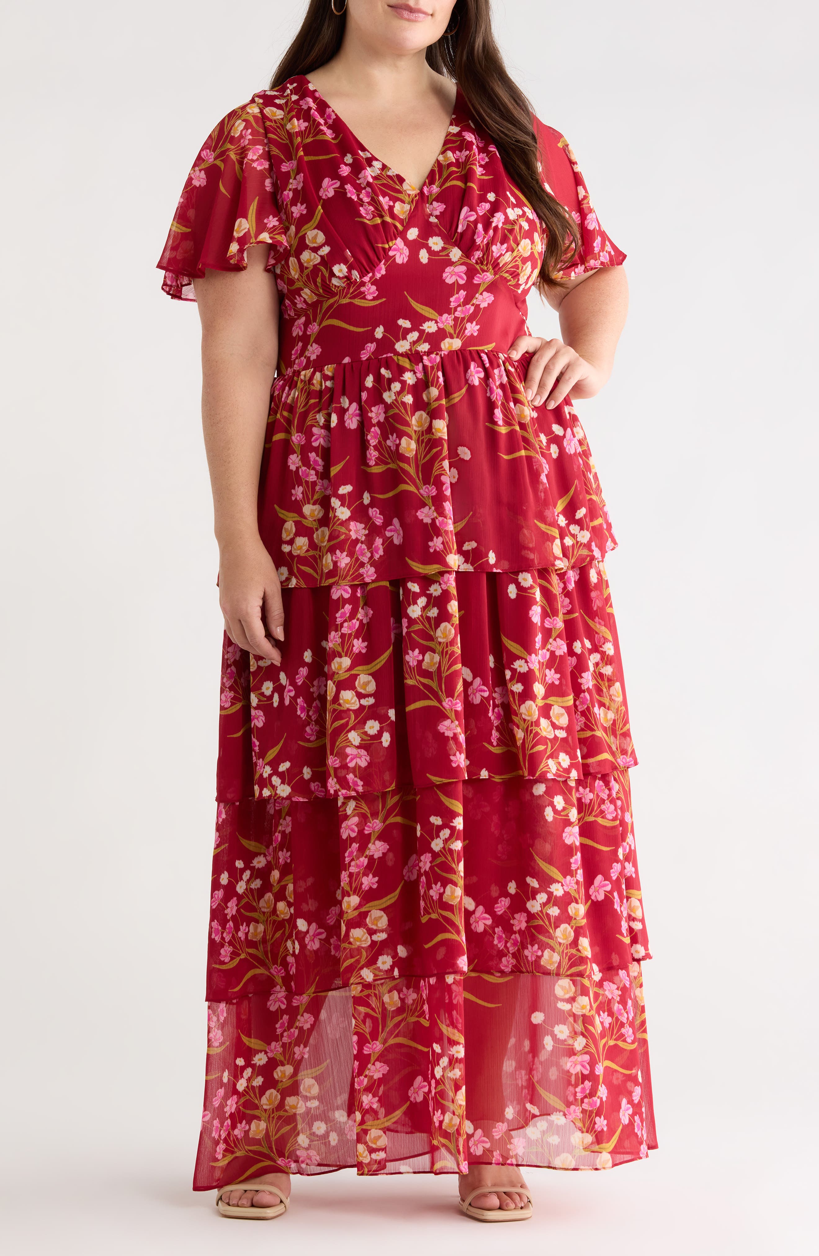 Ginnie Amabel Tiered Maxi Dress