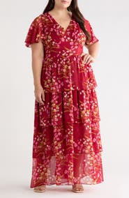 SUGARLIPS Ginnie Amabel Tiered Maxi Dress