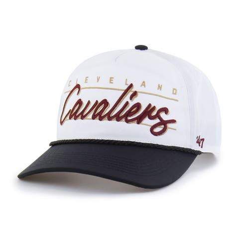 Men's '47  White Cleveland Cavaliers brrr° Condor Two-Tone Hitch Rope Adjustable Hat