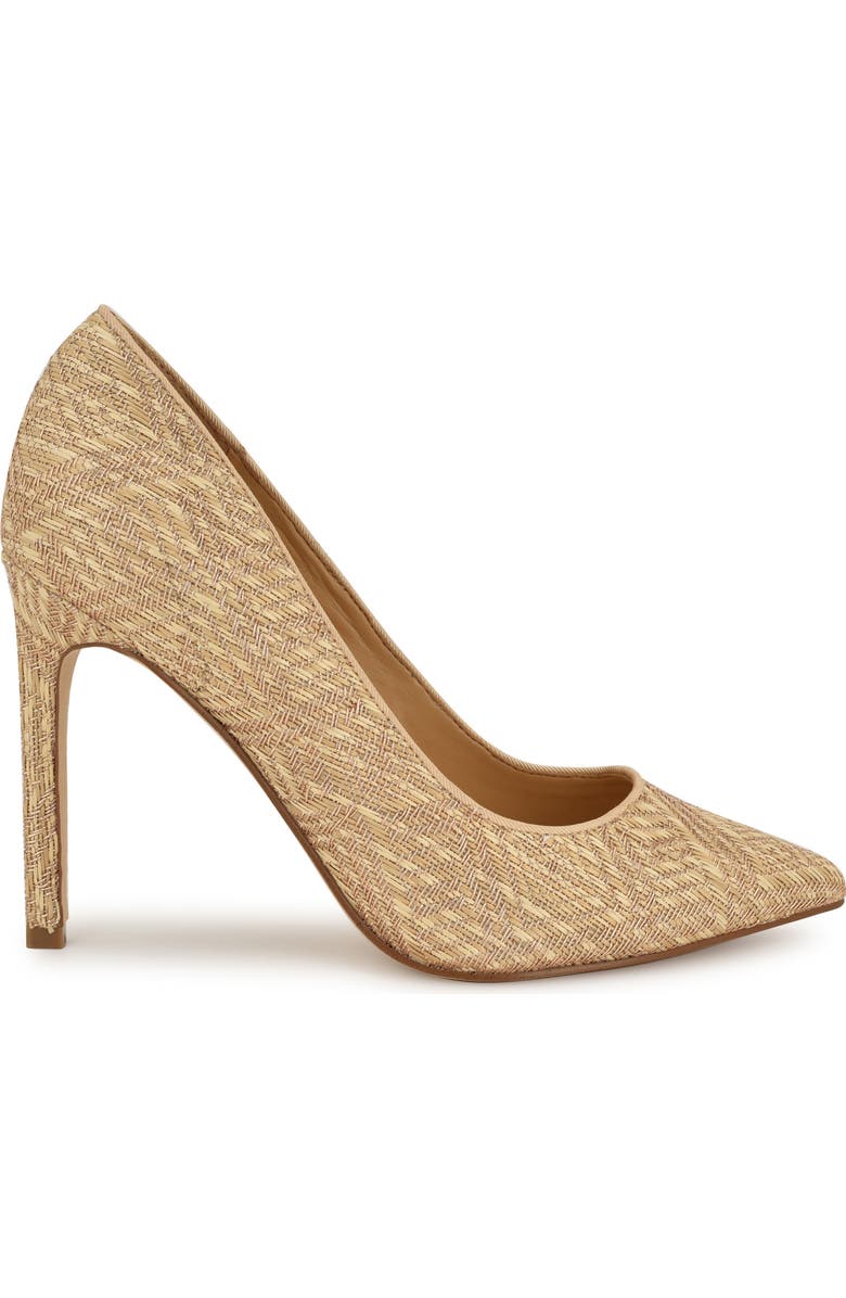 Nine West Tatiana Pointed Toe Pump, Alternate, color, Light Natural Beige