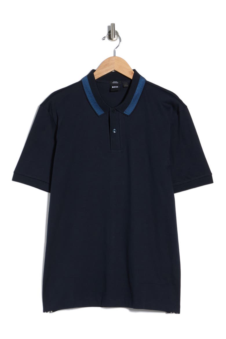 Phillipson Short Sleeve Polo, Alternate, color, DARK BLUE