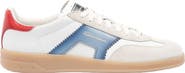 Santoni Women's leather and suede DBS Oly sneaker