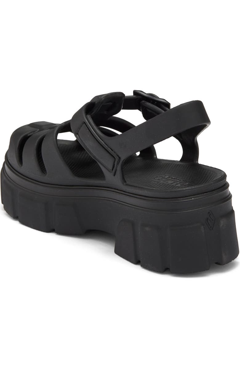 SKECHERS Foamies Headliner Platform Sandal, Alternate, color, Black