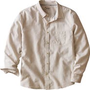 Marine Layer Better-than-Linen Hemp Blend Button-Up Shirt