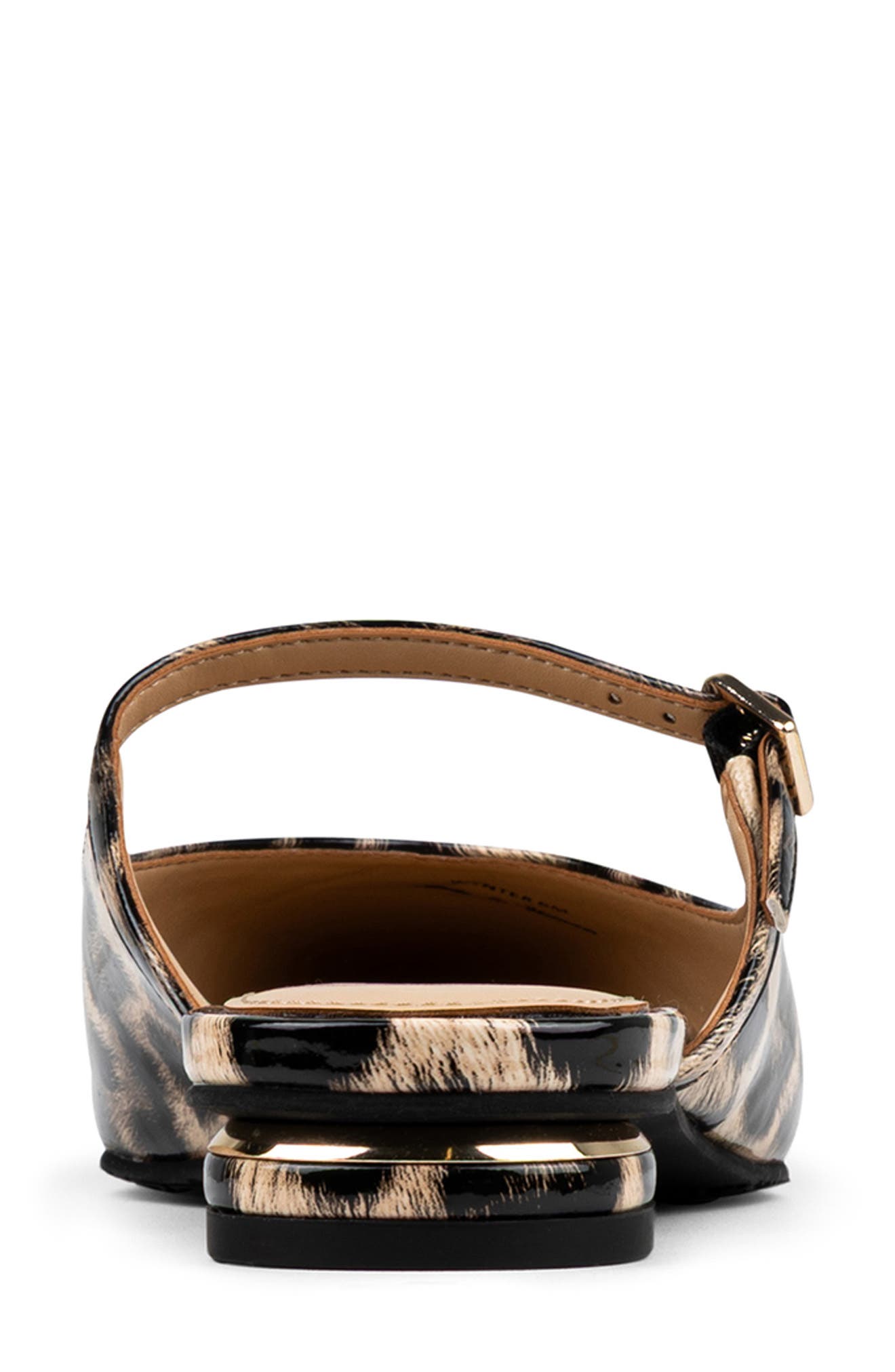 Wynter Mule Flat, Alternate, color, LEOPARD