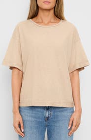 Michael Stars Tilda Oversize Cotton Crewneck T-Shirt