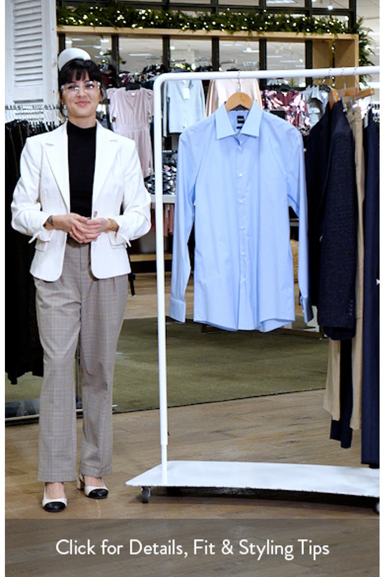 Hank Kent Slim Fit Stretch Cotton Dresss Shirt video