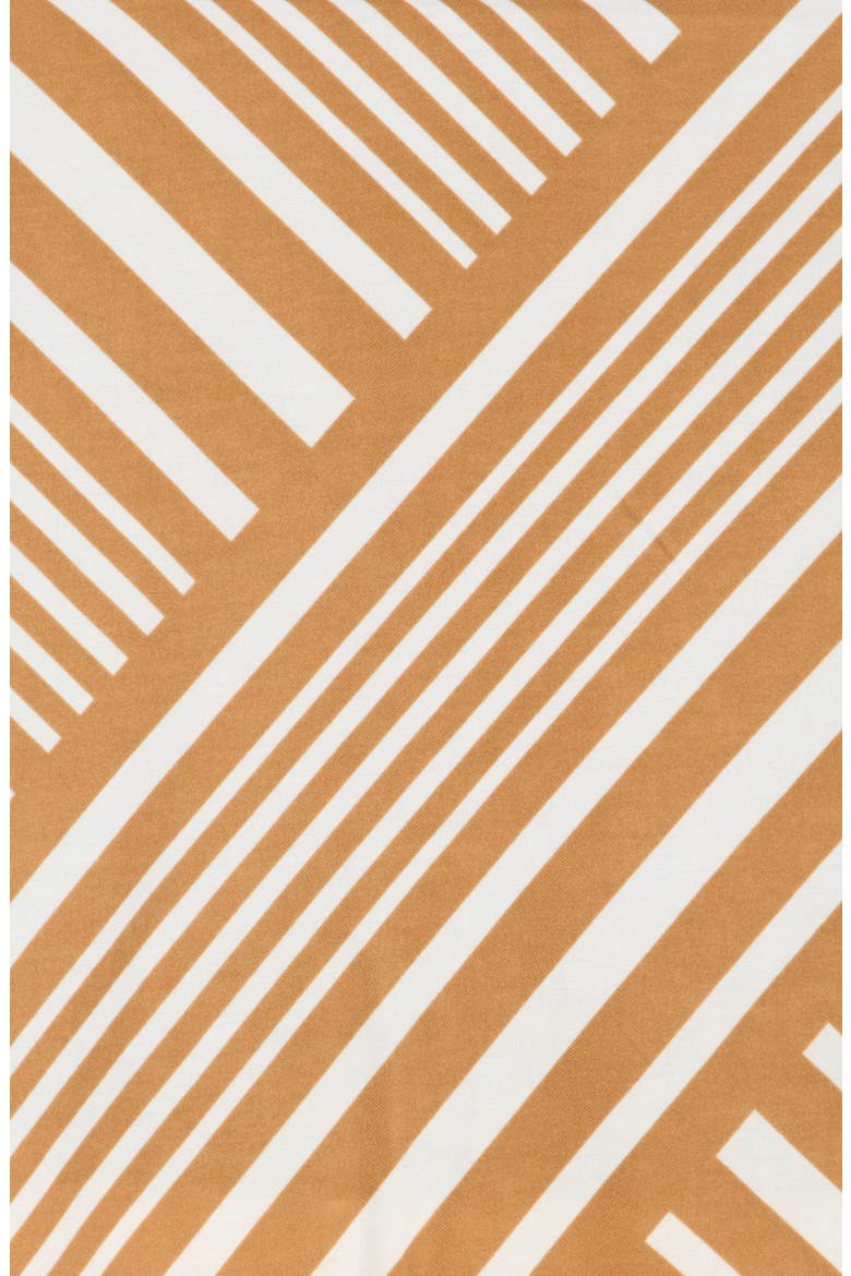 Heavyweight Knit Scarf, Alternate, color, IVORY- GOLD