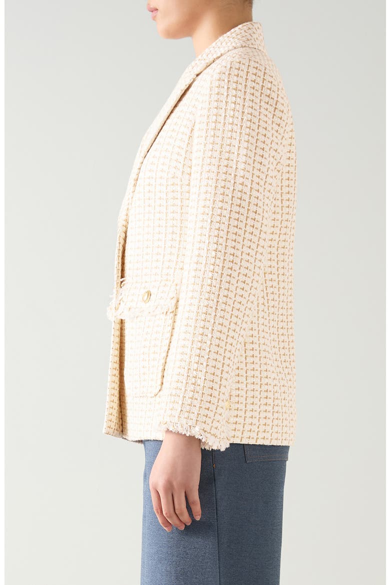 Julia Tweed Jacket, Alternate, color, CAMEL MULTI