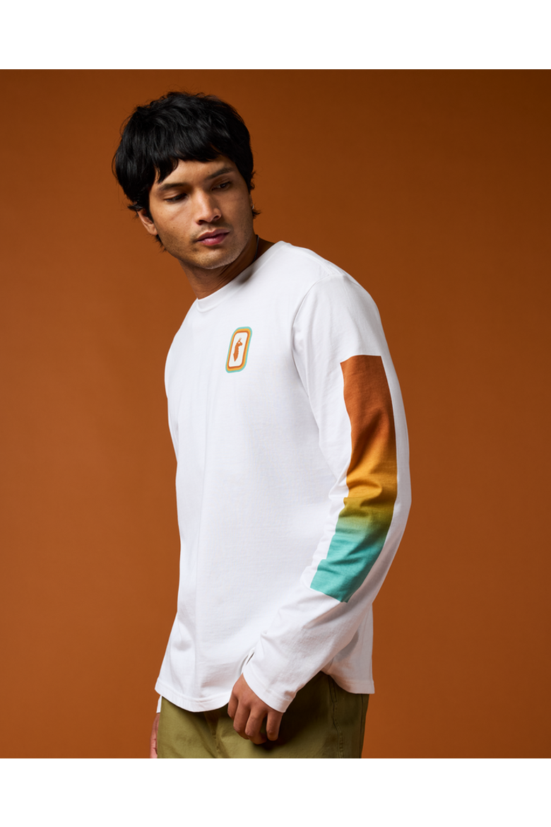 Radiant Llama Long-Sleeve T-Shirt - Men's, Main, color, White