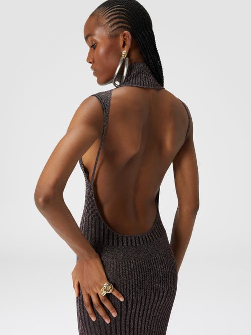 Missoni Sleeveless Dress In Black & Multicoloured