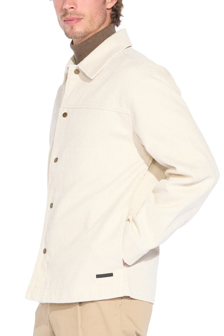 Montrose Cotton Corduroy Snap-Up Overshirt, Alternate, color, NATURAL