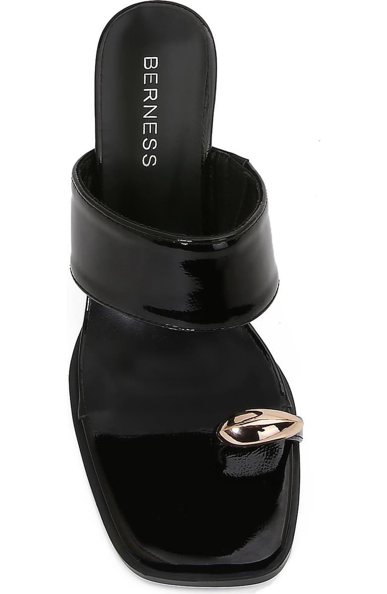 BERNESS Catha Toe Loop Sandal, Alternate, color, Black