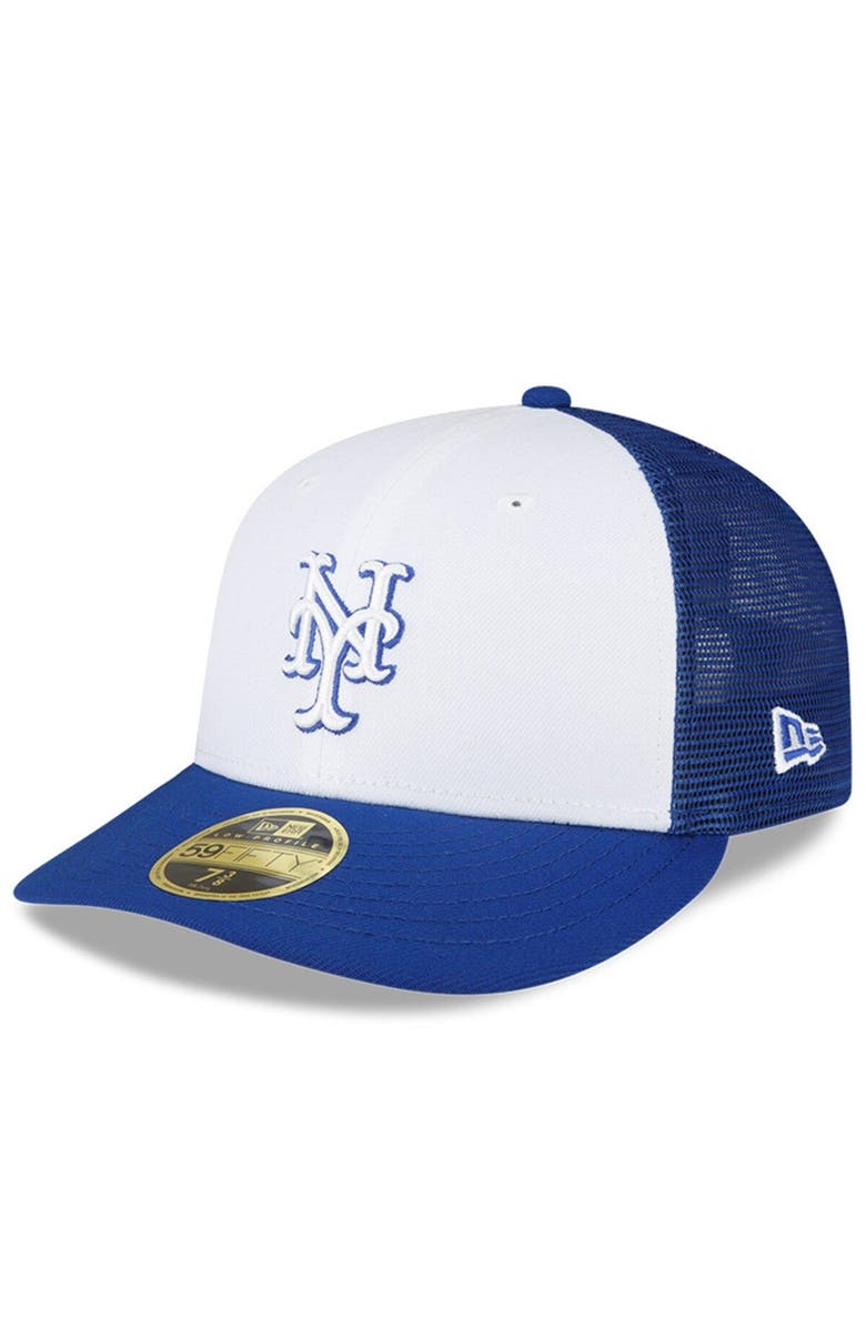 New Era Men's New Era Royal/White New York Mets 2023 On-Field Batting Practice Low Profile 59FIFTY Fitted Hat, Main, color,