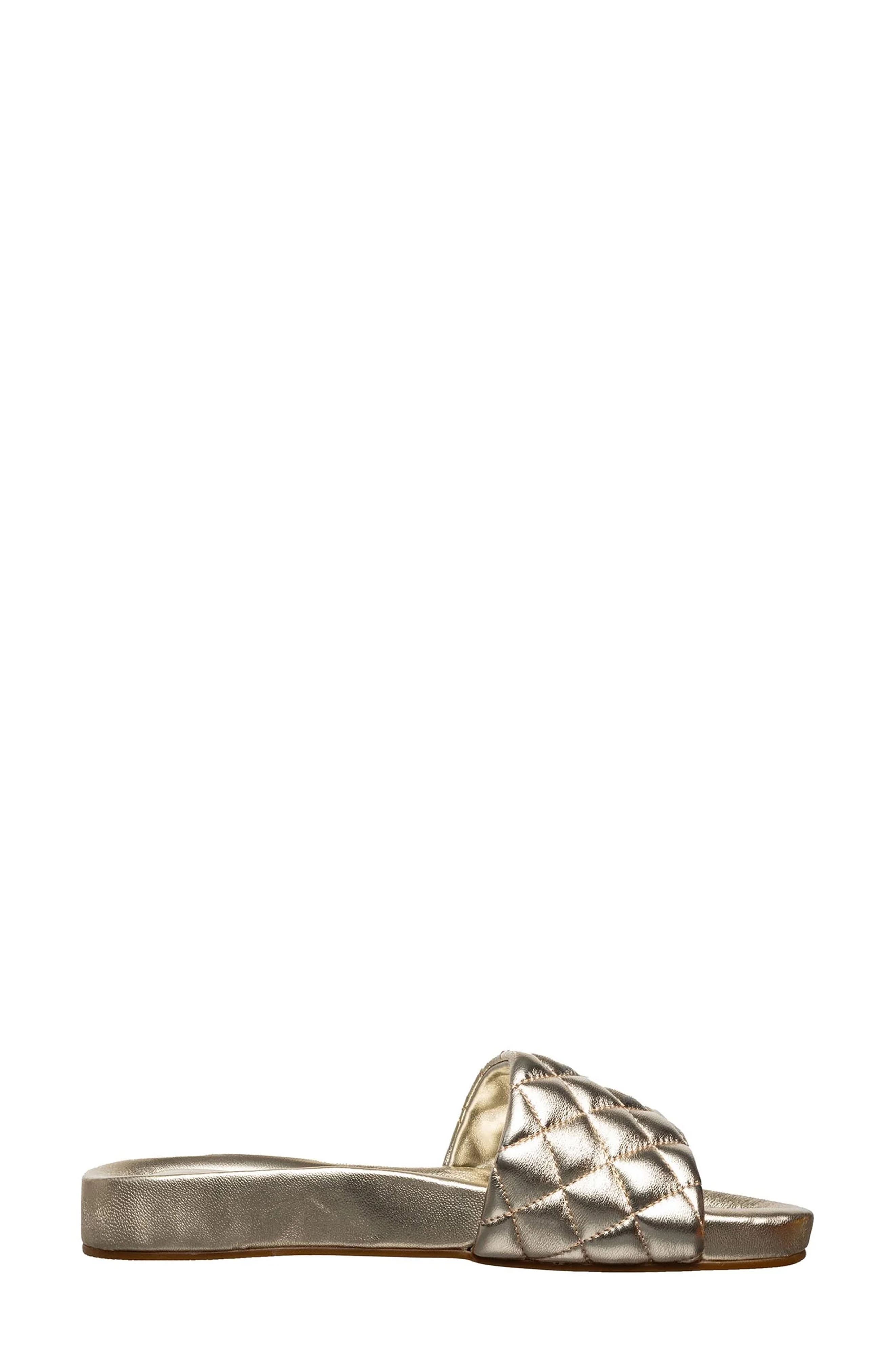 Bette Slide Sandal, Alternate, color, CHAMPAGNE