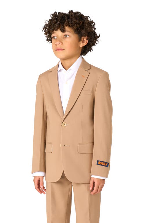 Opposuits Kids' Daily Dark Sand Stretch Suit