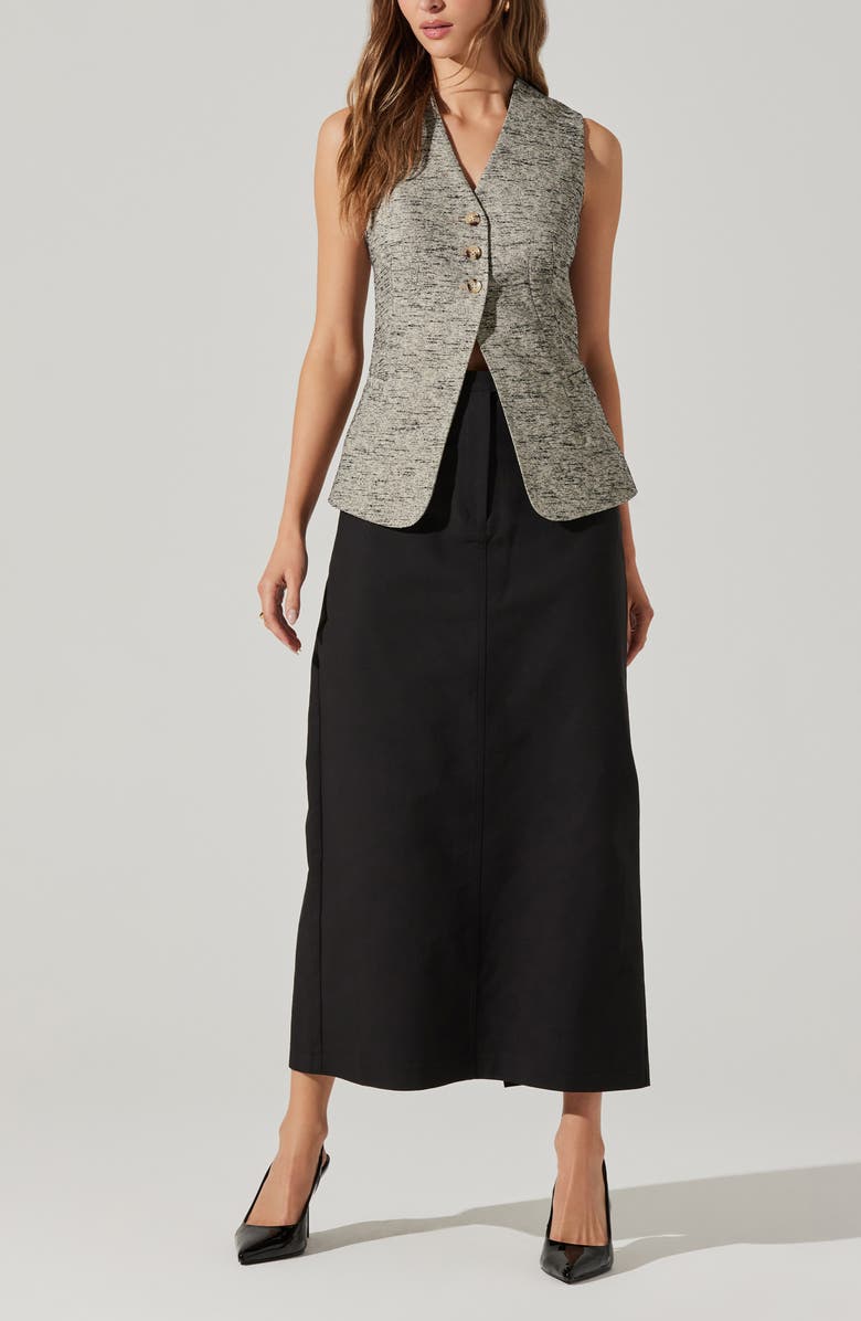 ASTR the Label Delphia Vest, Alternate, color, Black Spec