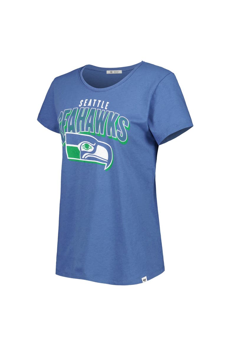 Women's '47 Royal Seattle Seahawks Treasure Frankie T-Shirt, Alternate, color, Royal
