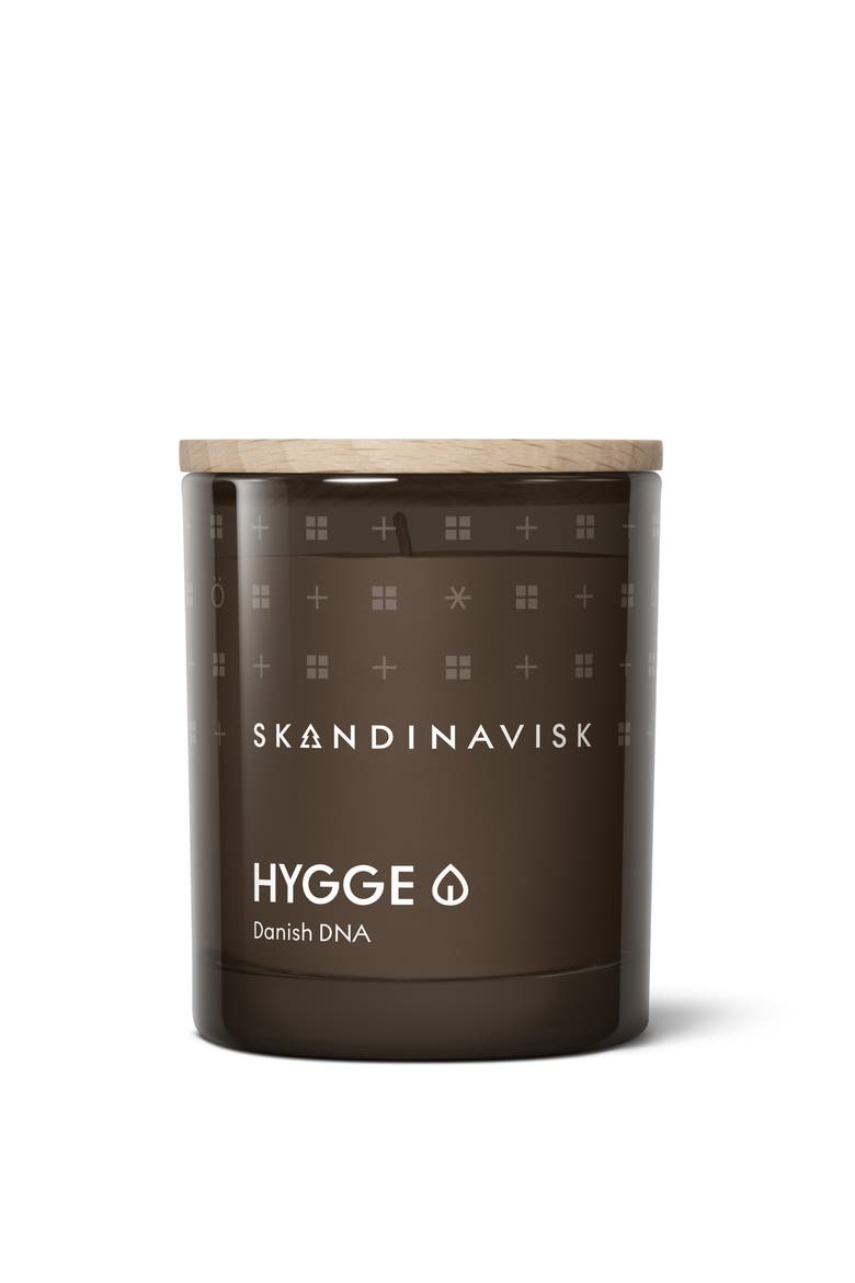 HYGGE Scented Candle 65g, Alternate, color, Brown
