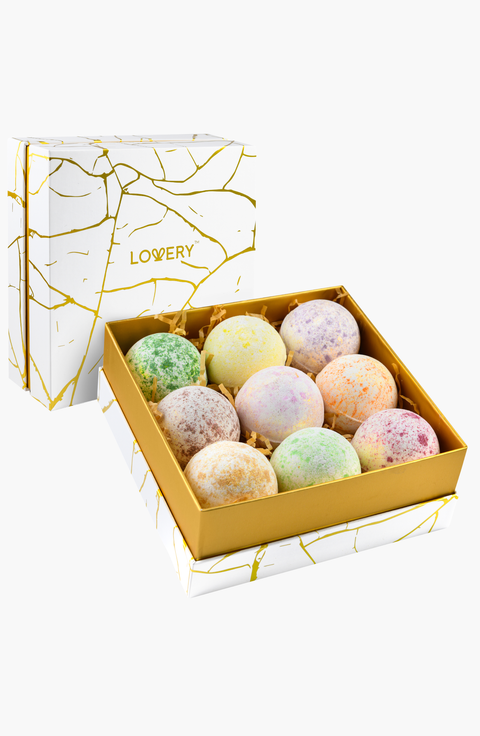 Marble Bath Bombs 9-Piece Set
