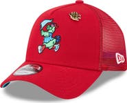 New Era Men's New Era Red Philadelphia Phillies 2025 Big League Chew A-Frame 9FORTY Adjustable Trucker Hat