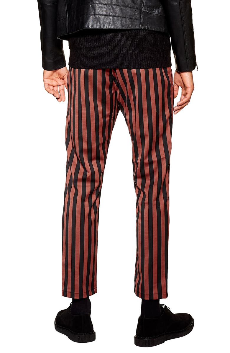 Topman Stripe Jogger Pants, Alternate, color, 