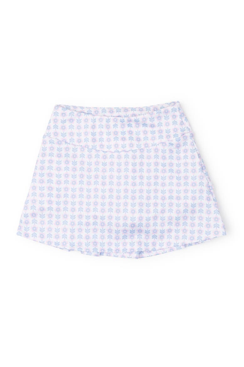 Margot Girls' Performance Skirt, Main, color, Flower Power Pink