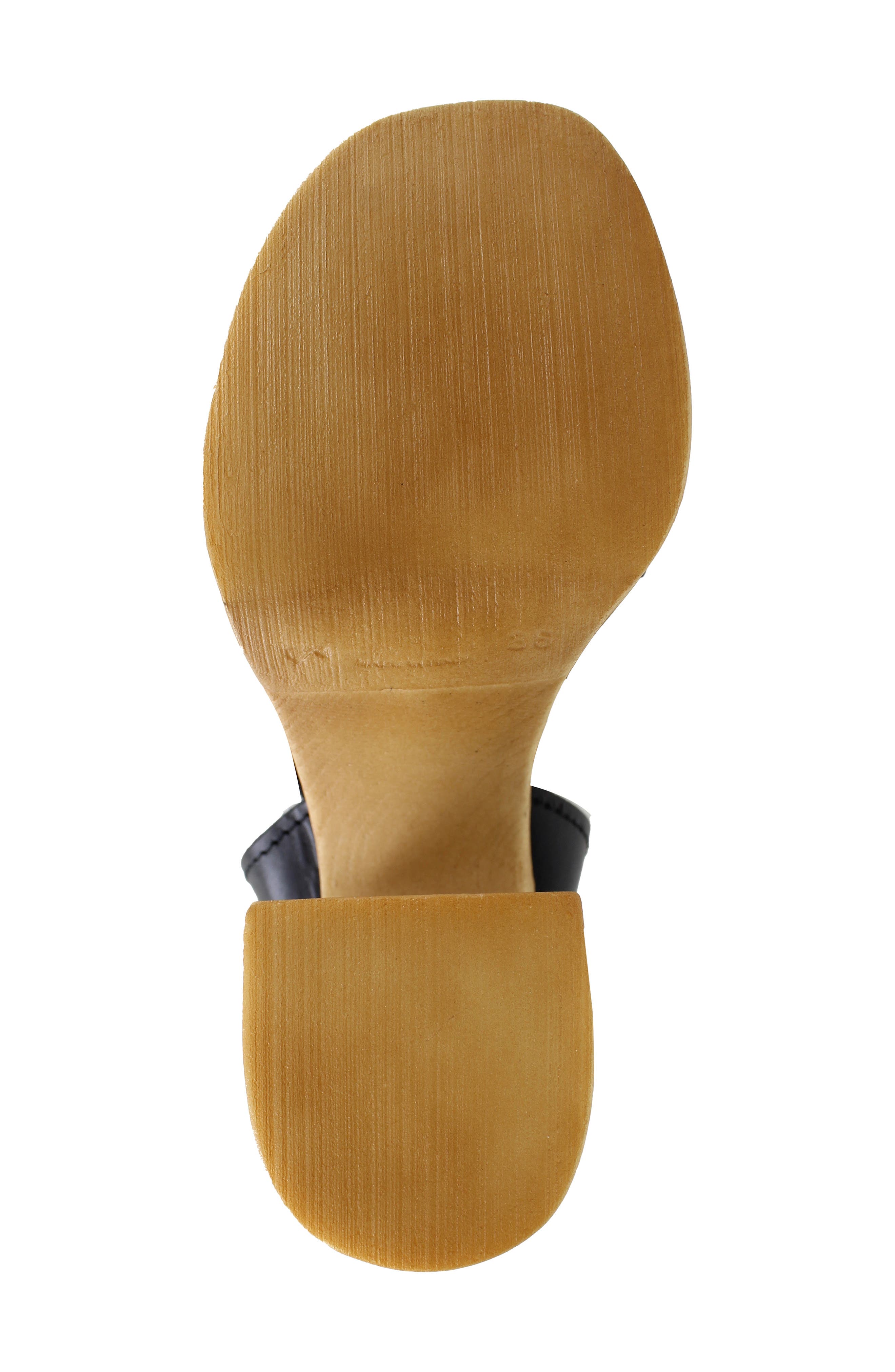 Candie's Ida Platform Sandal, Alternate, color, Black Leather