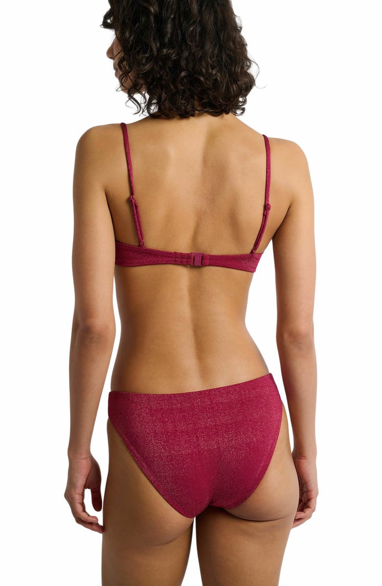 Onia Alessia Bikini Top, Alternate, color, Anemone